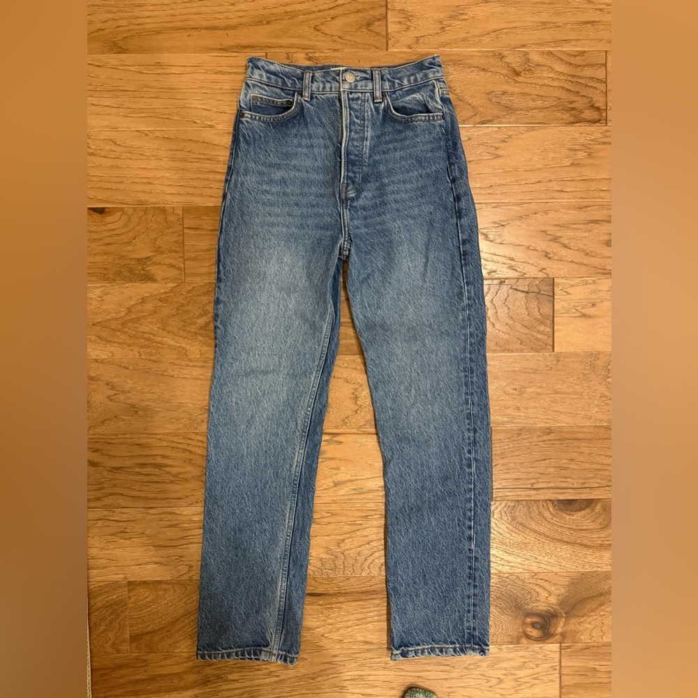 Reformation Women’s Straight Blue Jeans Size 24